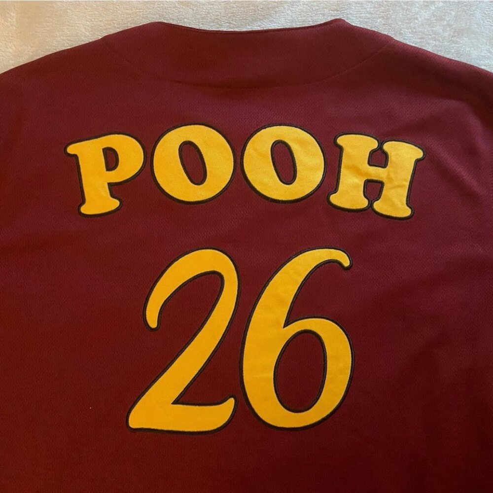 BoxLunch Exclusive Disney Winnie The Pooh Baseball Jersey Men’s Size XS